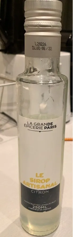 Le sirop artisanal
