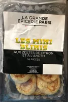 LES MINIS BLINIS aux zestes de citron et à l'aneth