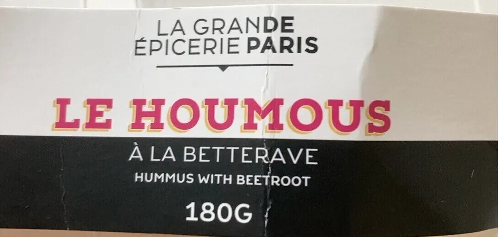 Houmous à la betterave