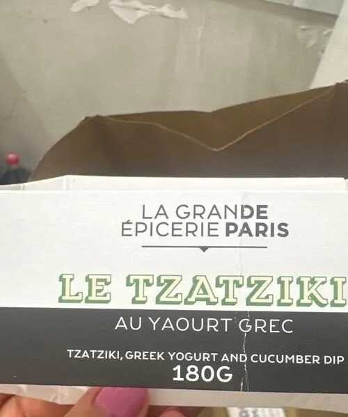 Le  tzatziki au yaourt grec