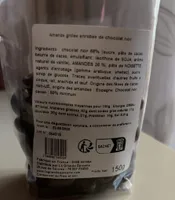 Amande grillee enrobee de chocolat noir