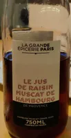 Jus de raisin muscat de Hambourg