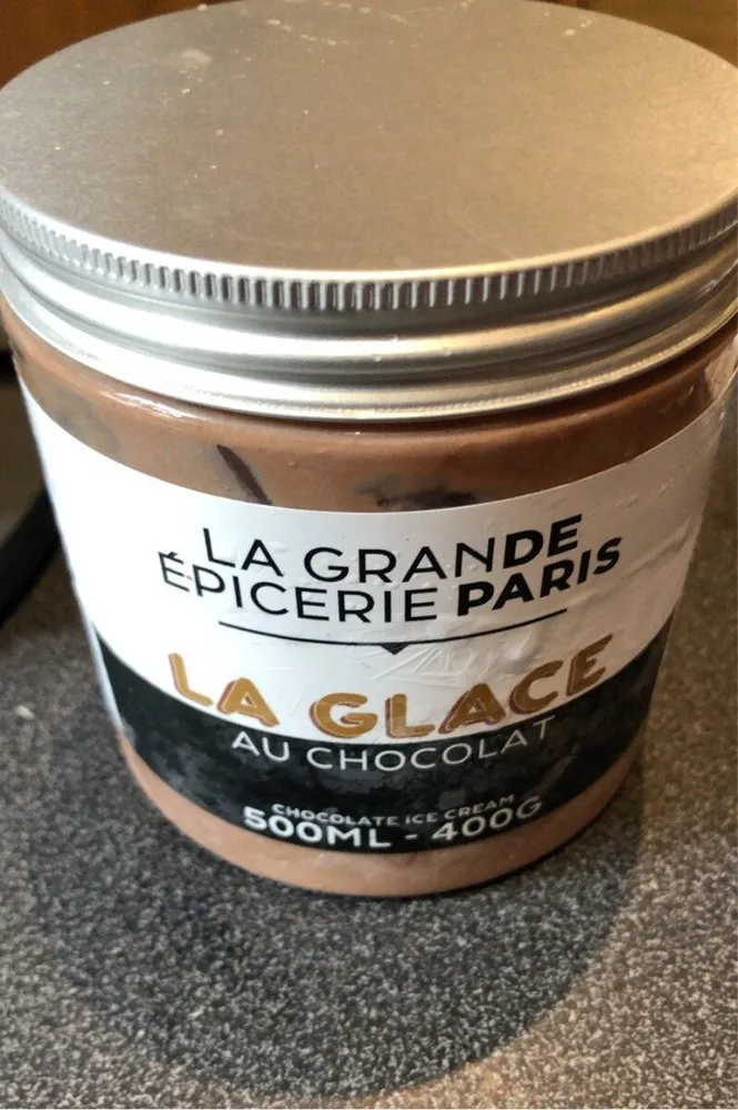 La glace au chocolat