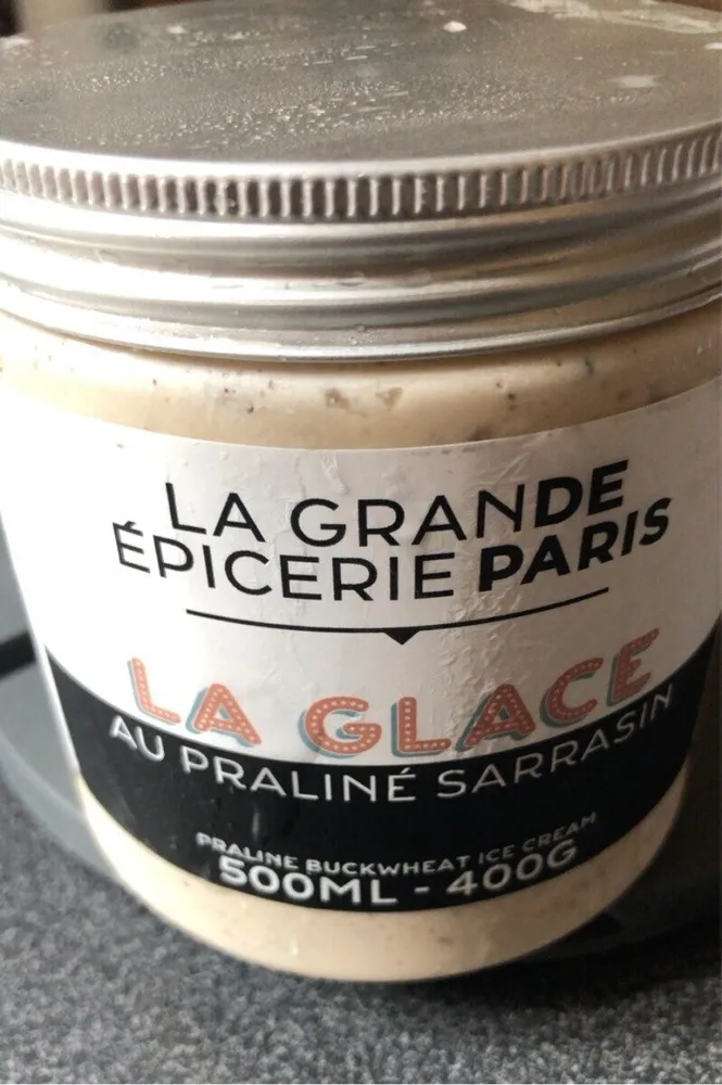 La glace au praliné sarrasin