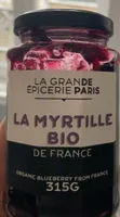 Confiture de Myrtille de France Biologique