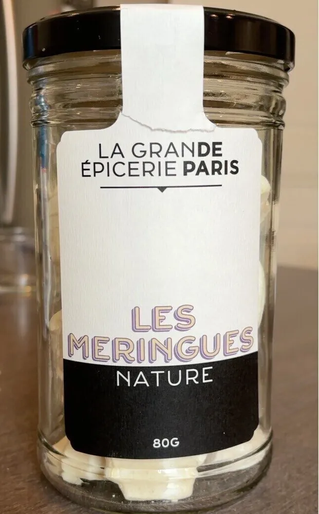 Les meringues nature