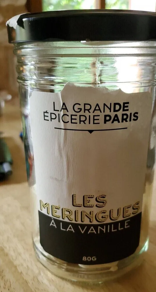 Meringues à la vanille