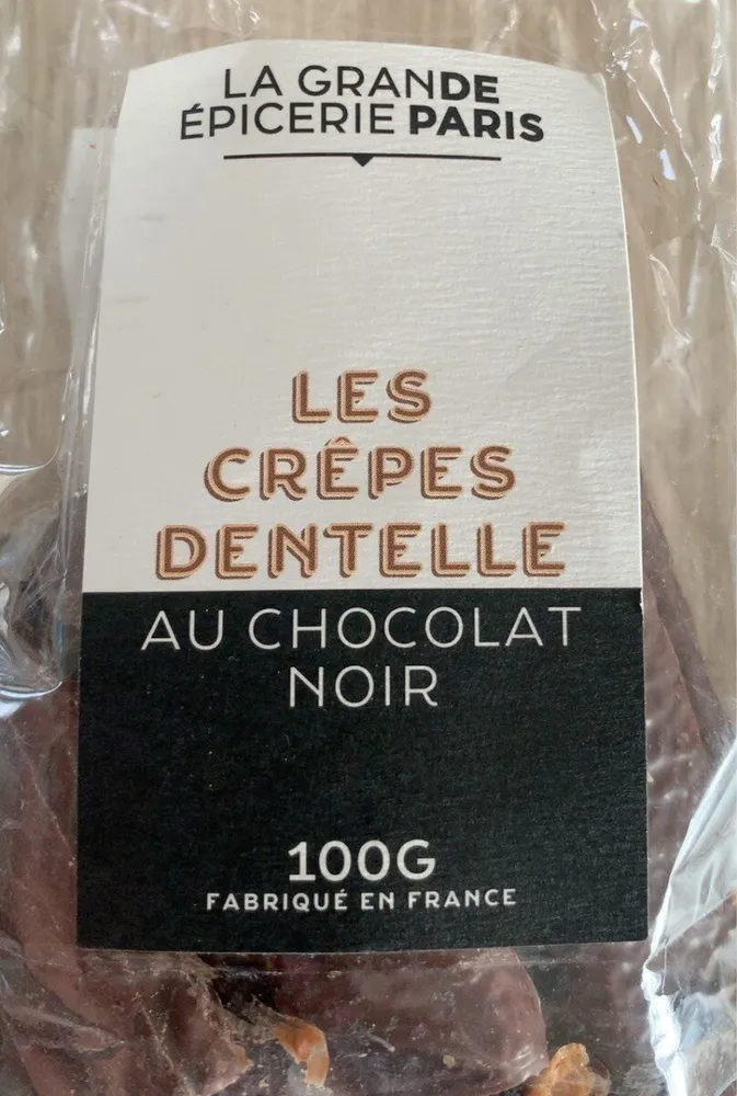 Crêpes dentelles au chcolat noir