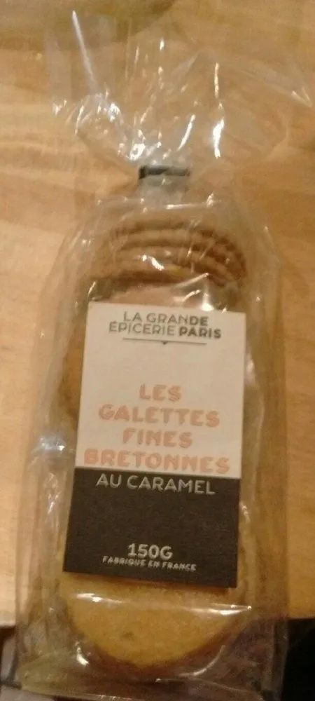 Galettes fines bretonnes au caramel