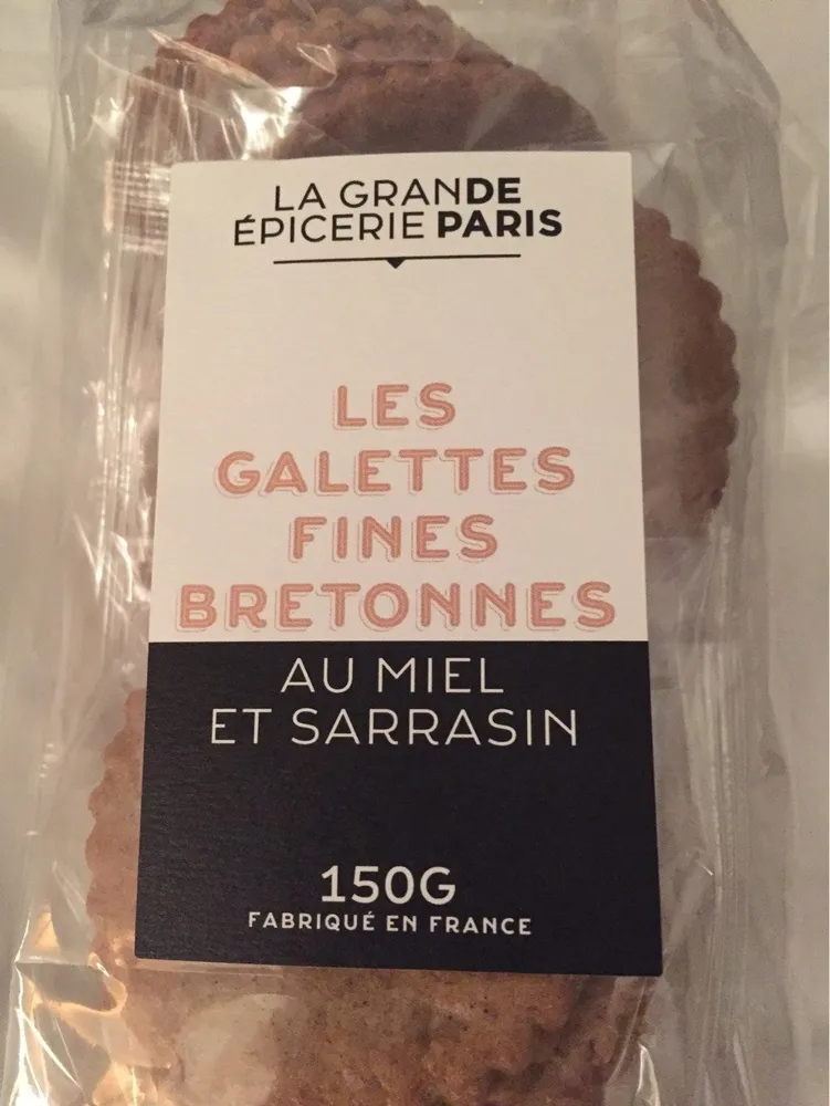 Galettes Au Sarrasin Et Au Miel
