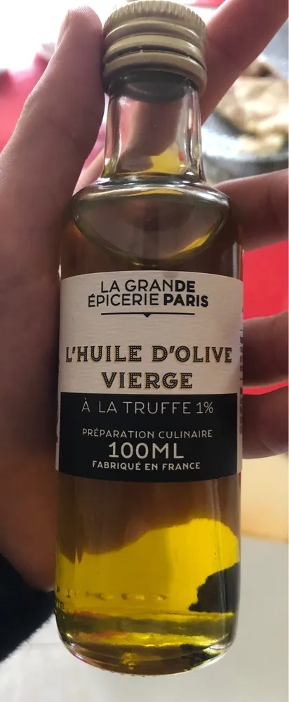 Huile D'olive Vierge à La Truffe Noire