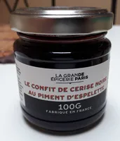 Confit De Cerise Noire Au Piment D'espelette