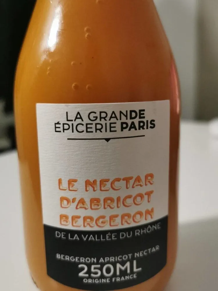 Le nectar d'abricot Bergeron