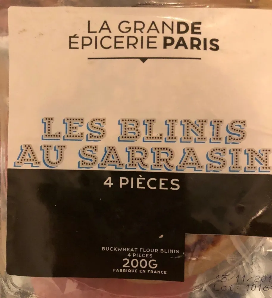 4 Blinis Au Sarrasin