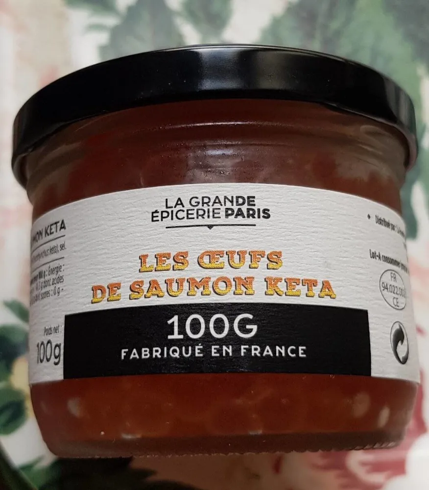 Les oeufs de saumon keta
