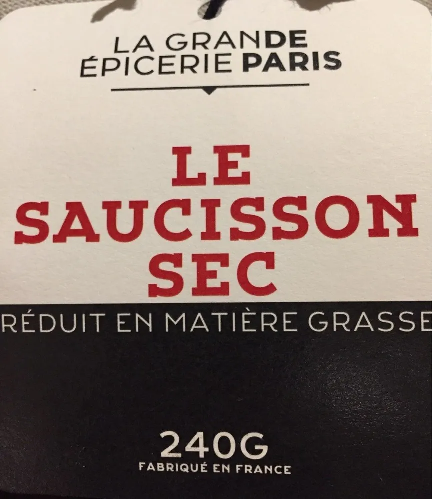 Le saucisson sec