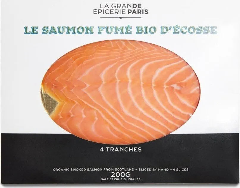 4 Tranches De Saumon Fumé Biologique écossais