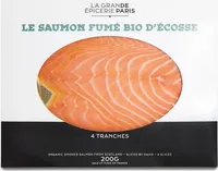 4 Tranches De Saumon Fumé Biologique écossais