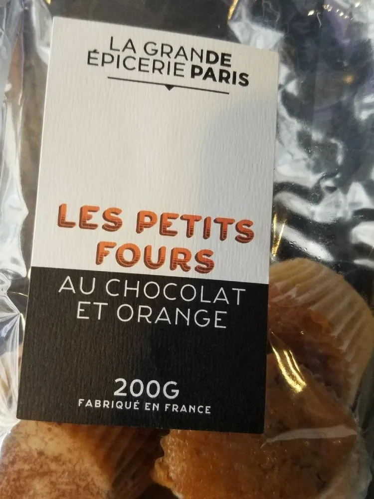 Les petits fours au chocolat et orange