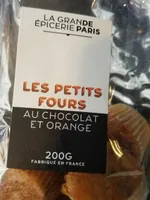 Les petits fours au chocolat et orange