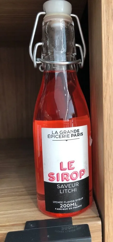 Sirop saveur litchi