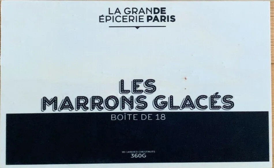 LES MARRONS GLACÉS