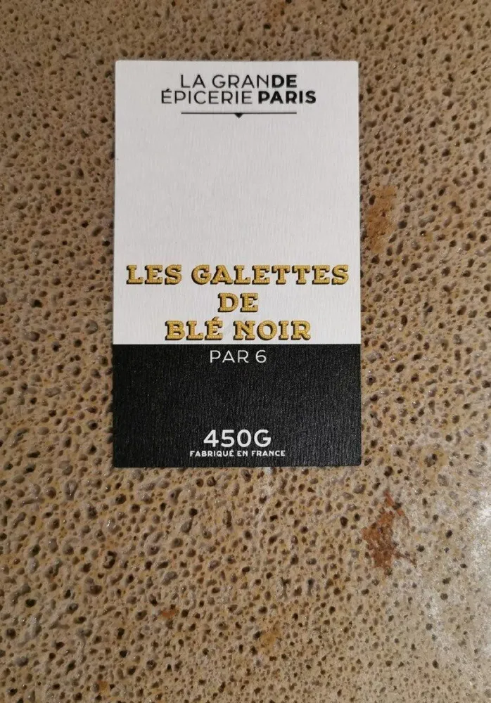Les galettes de blé noir