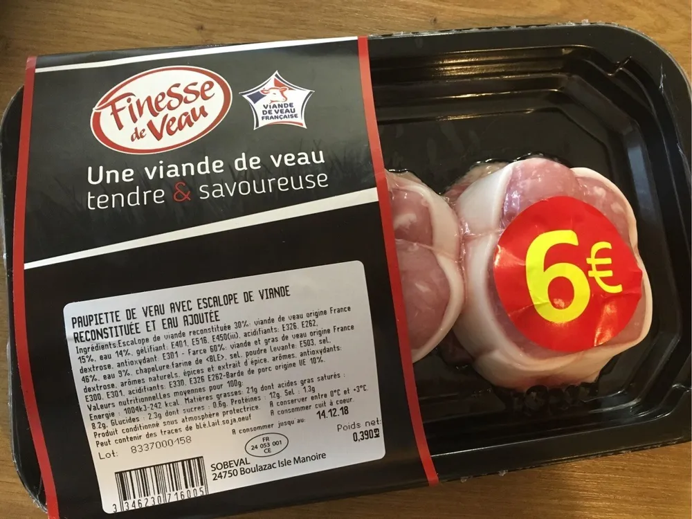 Paupiette de veau
