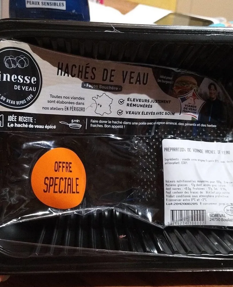 Haché de veau