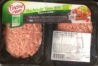 Hachés de veau BIO façon bouchère la barquette de 2 X 200 g