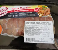 Rôti de veau farci