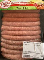 Saucisse et merguez de veau