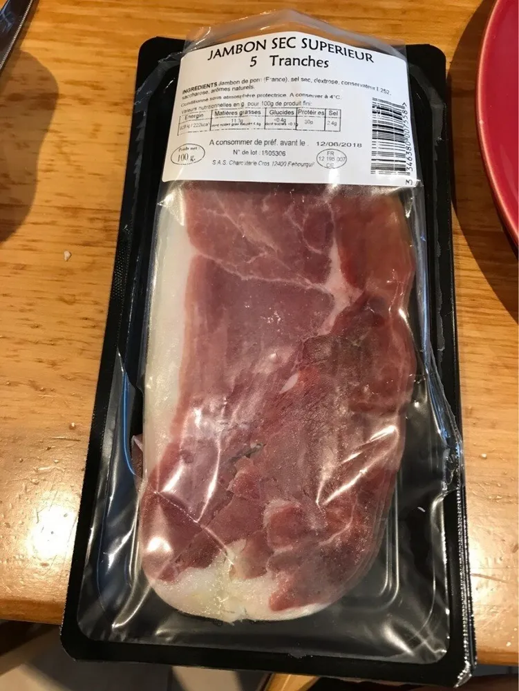 Jambon sec supérieur