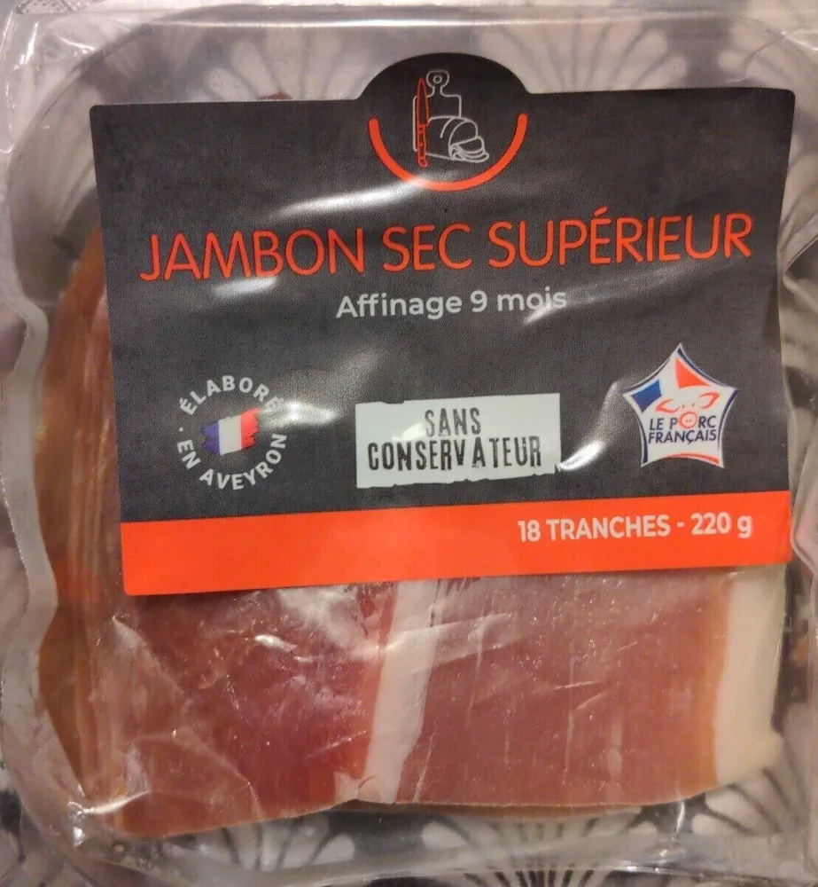 Quart de jambon sec supérieur