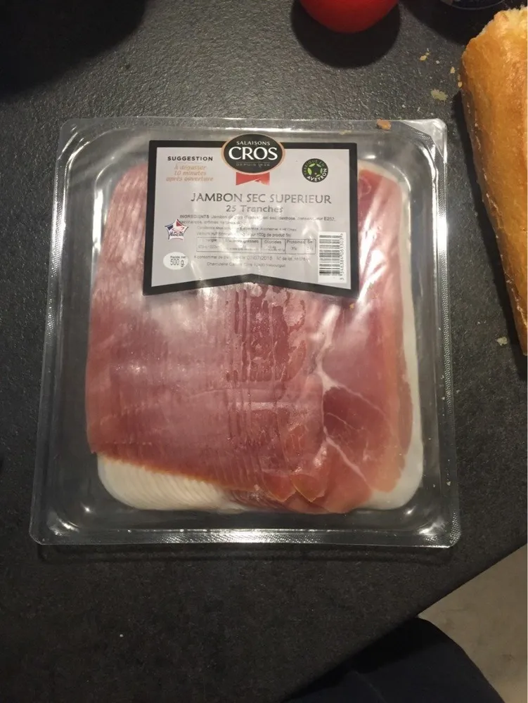 Jambon sec superieur