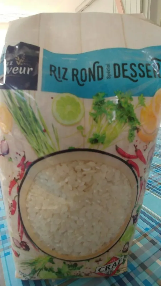 Riz rond dessert