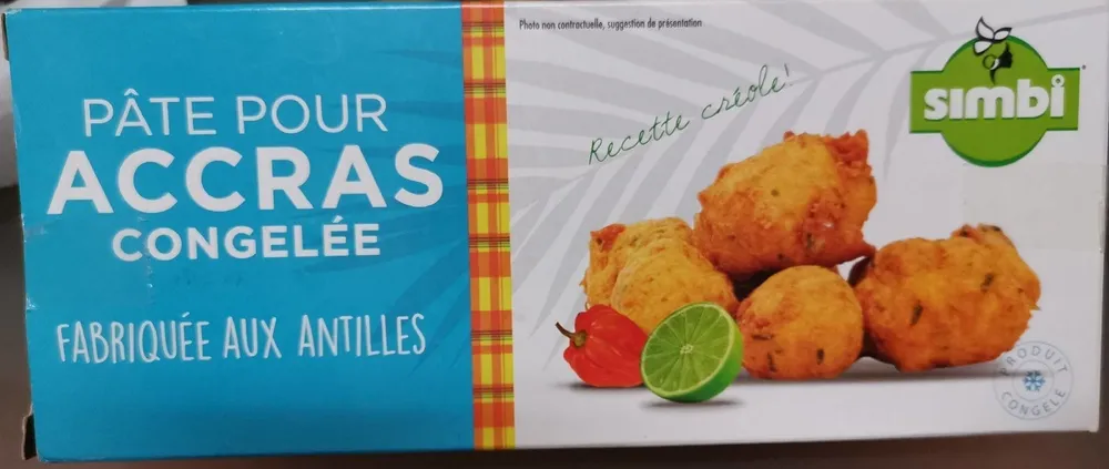 Pâte pour acras de morue des Antilles