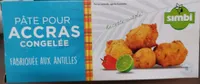 Pâte pour acras de morue des Antilles