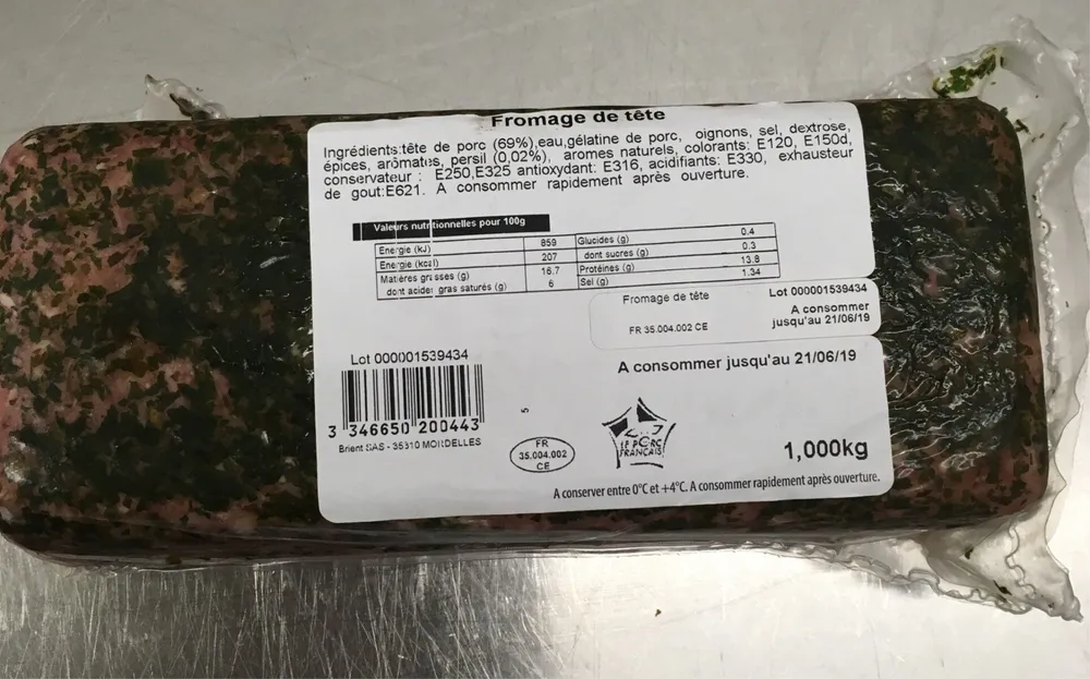 Fromage de tete
