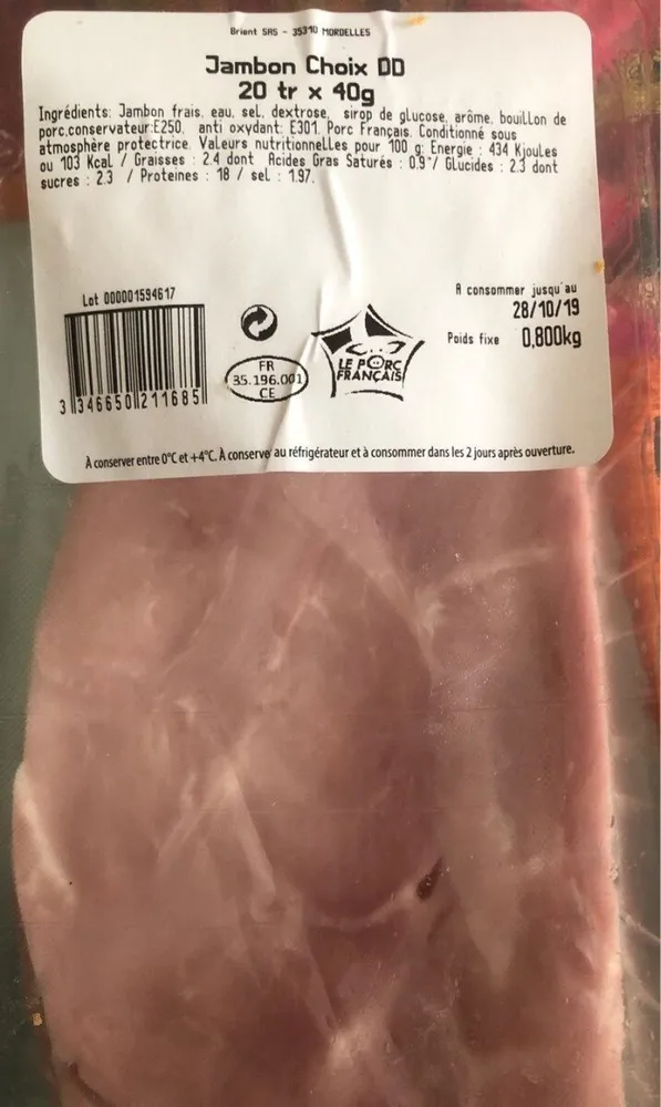 Jambon choix DD