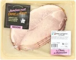 Jambon cuits doré au four
