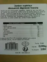 Jambon superieur sans couenne