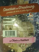 Saucisse de Strasbourg pomme de terre