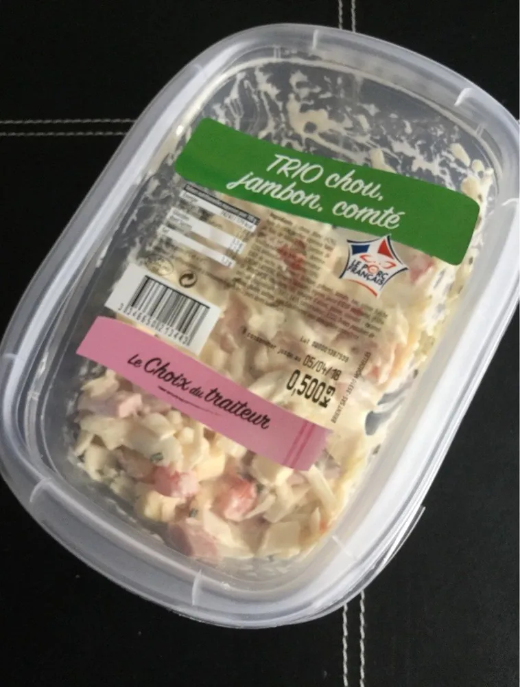 Trio chou, jambon, comté