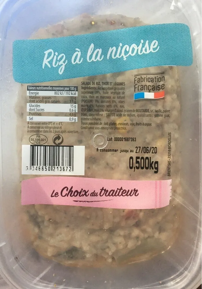 Riz à la niçoise