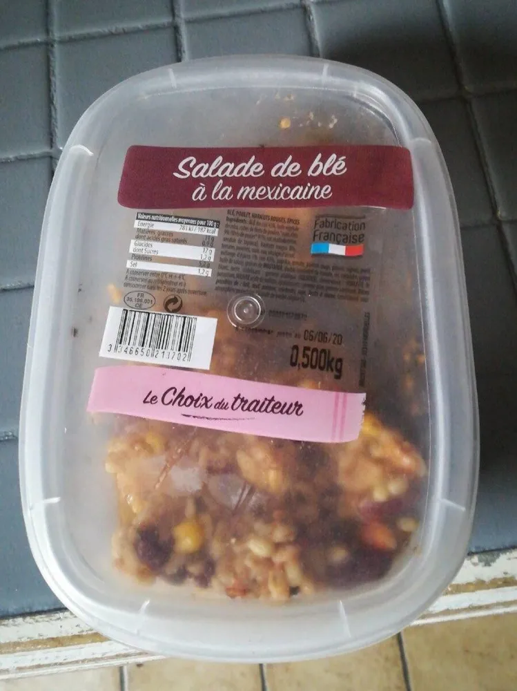 Salade de blé à la mexicaine