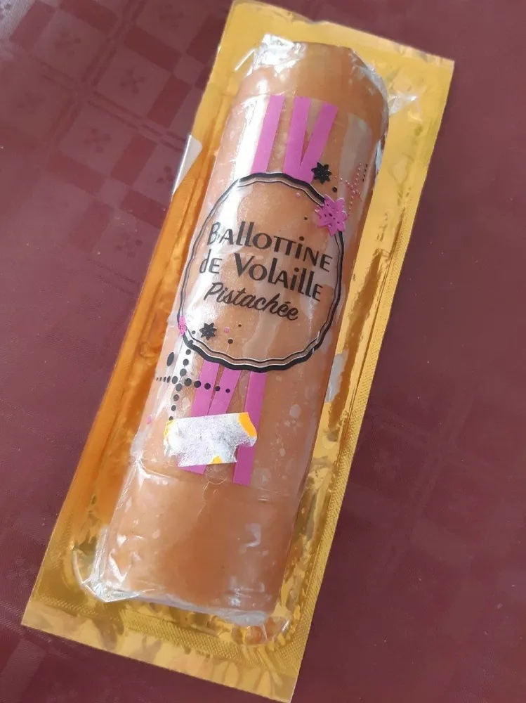 Ballerine de volaille pistachee