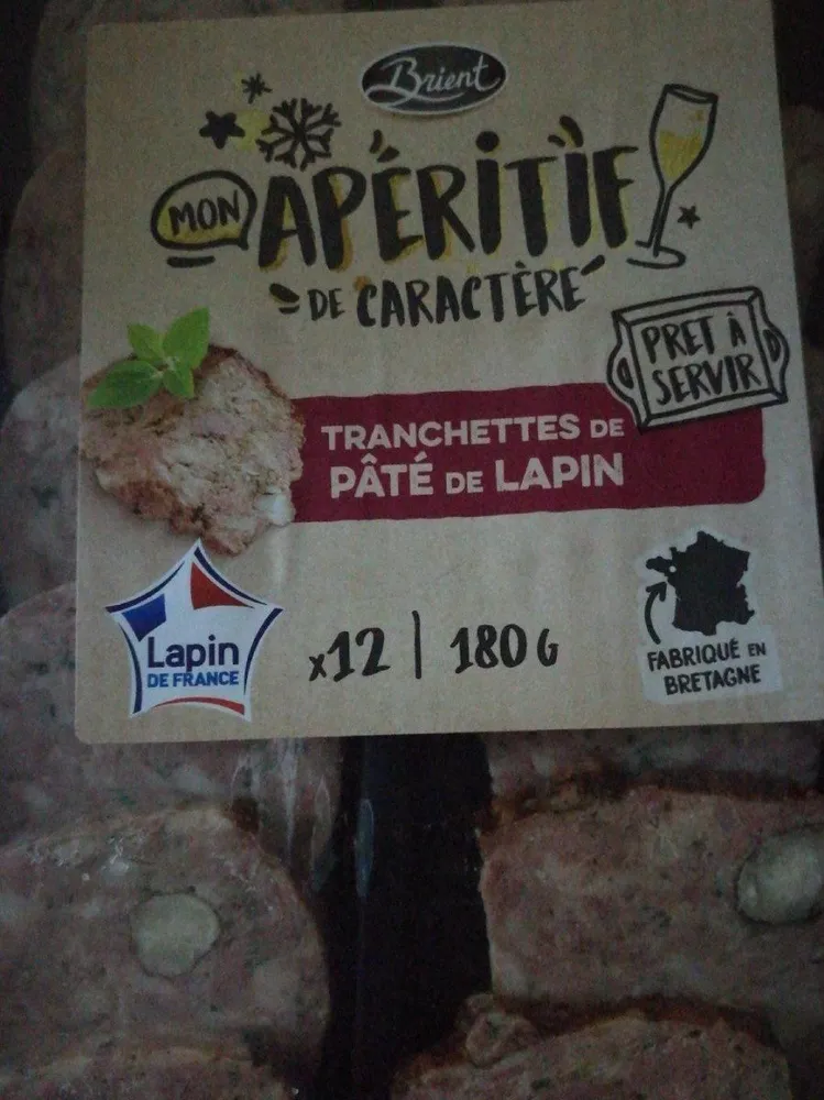 Tranchettes de pâté de lapin