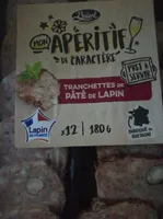 Tranchettes de pâté de lapin