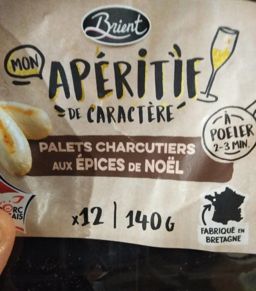 Palets charcutiers aux épices de noel